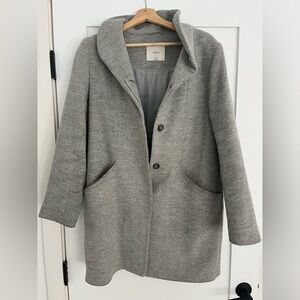 Aritzia Wilfred cocoon coat wool jacket